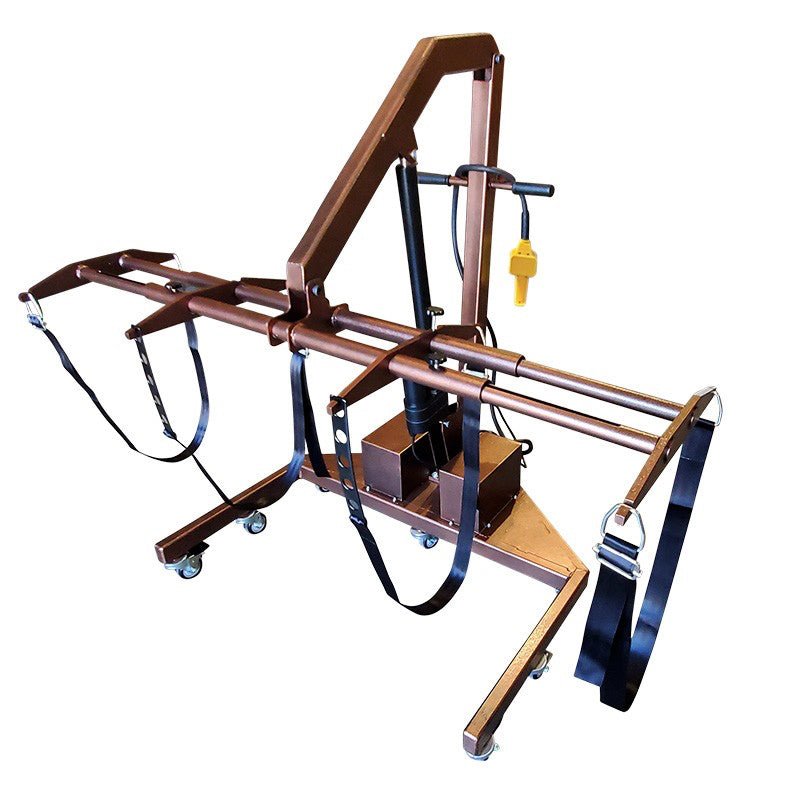 Low profile multi directional mortuary lift in funeral home prep room Low profile multi directional mortuary lift in funeral home prep room